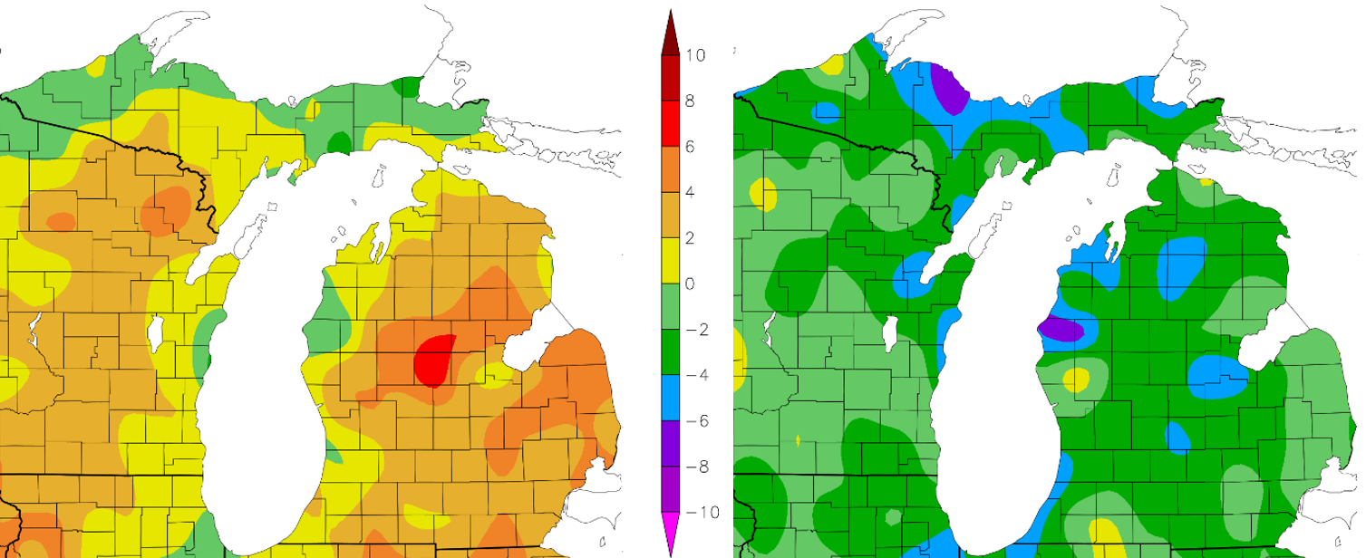 Min max temp departure from normal 9-14.PNG